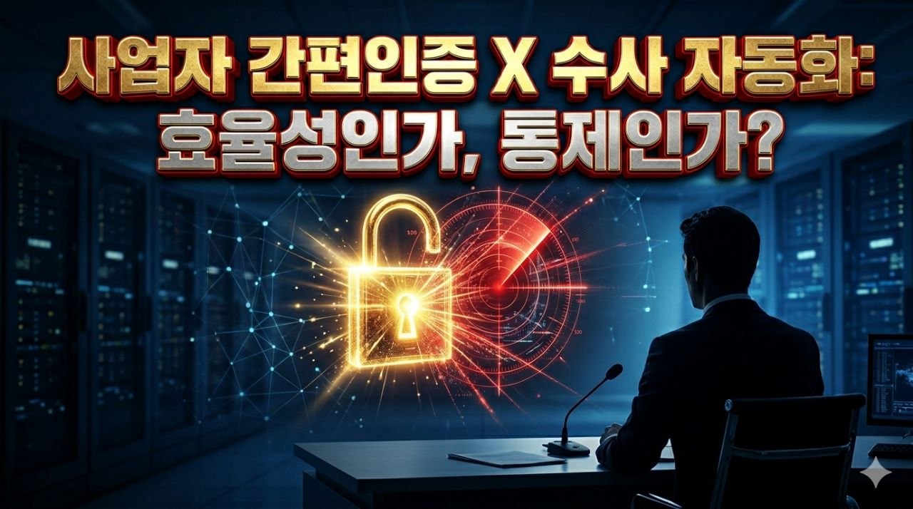 사업자 간편인증과 수사 자동화: 디지털 국가 시스템의 대전환