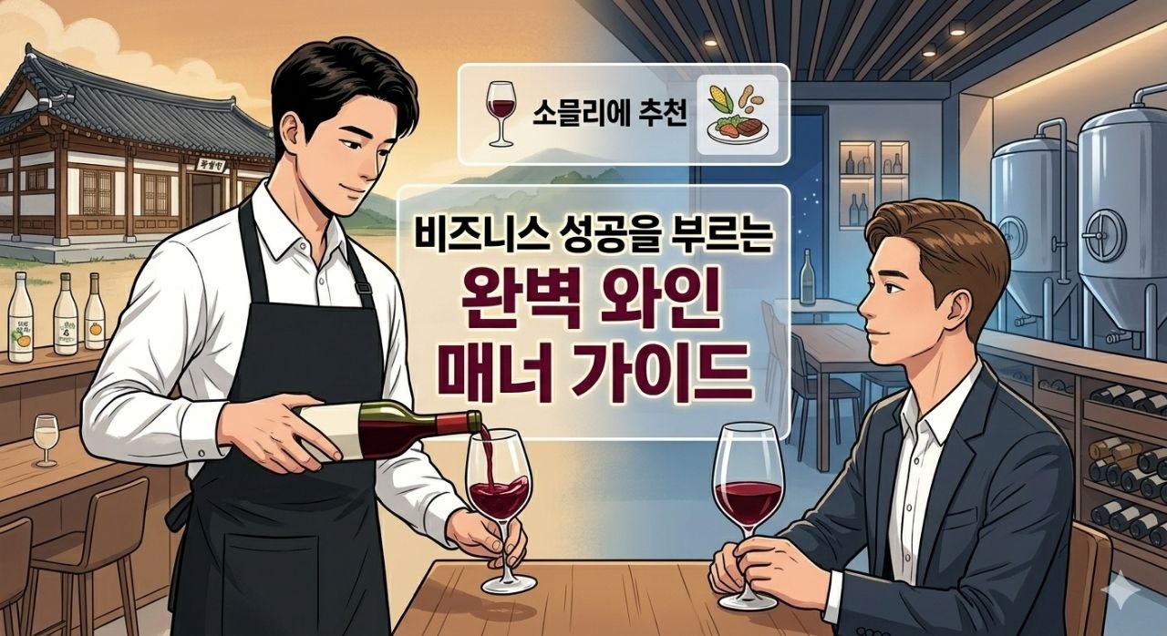 비즈니스 와인 매너부터 와인 주문법, 테이블 예절까지: 격식 있는 자리에서 실수하지 않는 실전 가이드