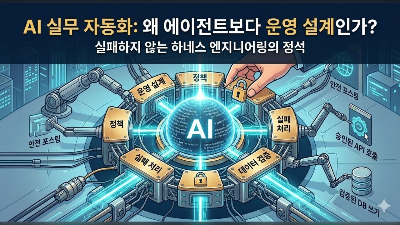 AI 실무 자동화는 왜 자주 실패하는가: 에이전트보다 운영 설계가 먼저다