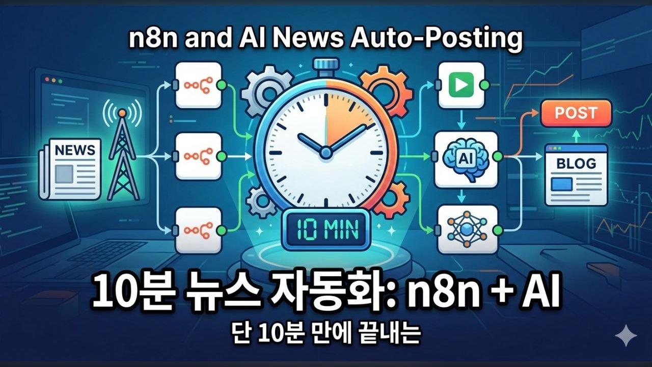 n8n과 AI를 활용한 뉴스 자동 포스팅 시스템 구축: 워드프레스와 네이버 블로그를 동시에 노리는 실전 전략
