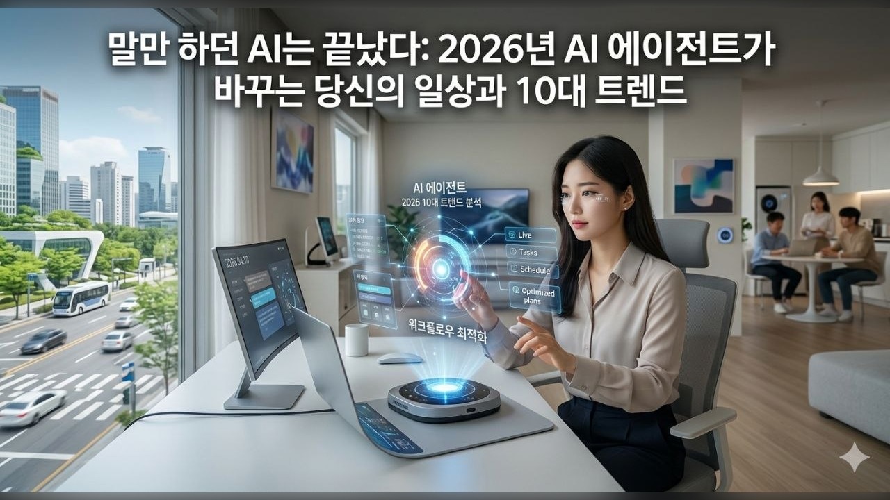 2026년 AI 10대 트렌드와 AI 에이전트의 혁명: Chat에서 Agentic Workflow로 넘어가는 시대