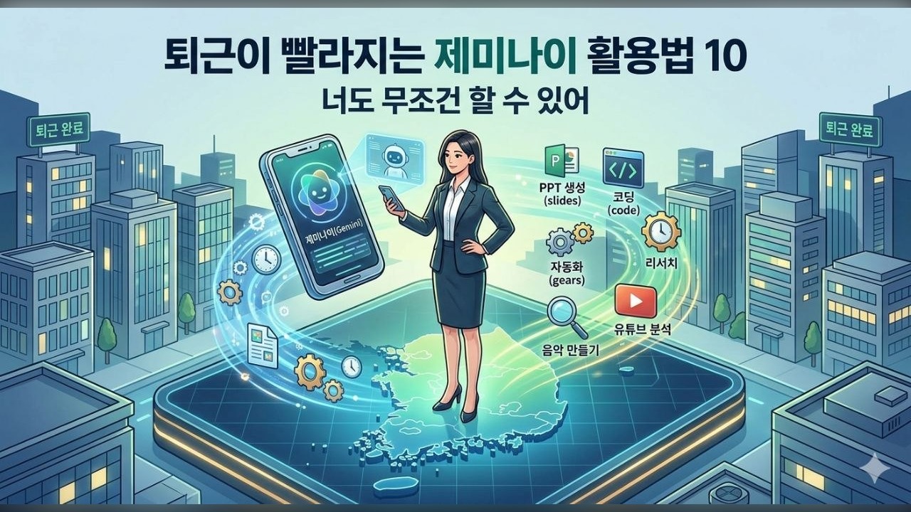 직장인 업무 효율을 높이는 제미나이 핵심 기능 10가지