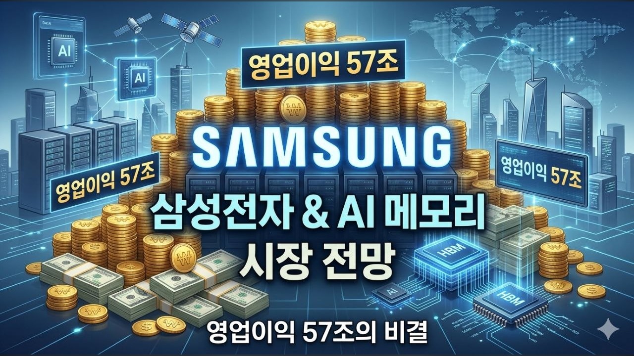 영업이익 57조의 비결: 삼성전자와 AI 메모리 시장 전망