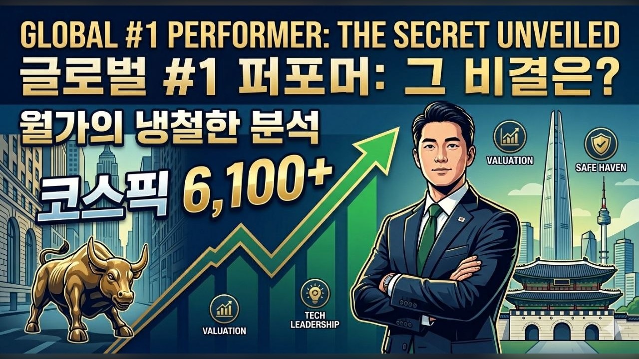 코스피 6,100 돌파, 전 세계 상승률 1위의 비결은?