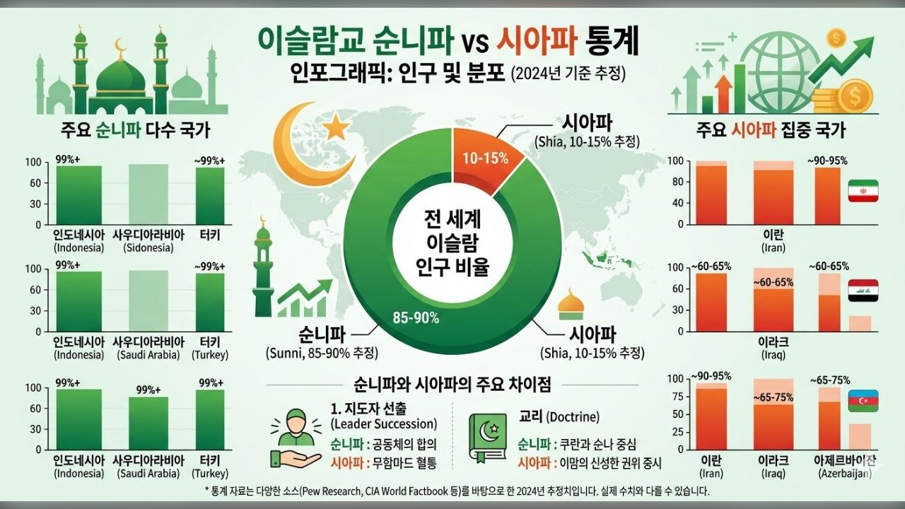 중동 전쟁의 진짜 구조: 순니파·시아파 갈등과 쿠르드족 생존 전략 총정리