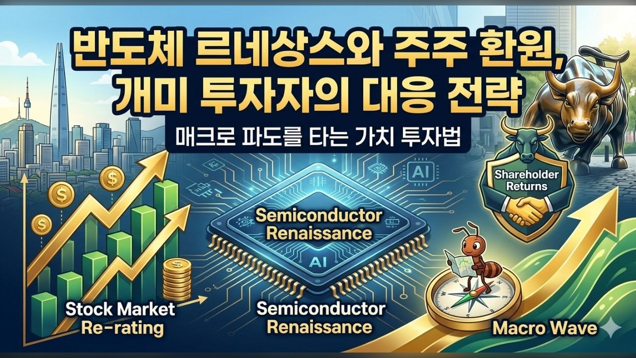 반도체 르네상스와 주주 환원, 개미 투자자의 대응 전략: 매크로 파도를 타는 가치 투자법