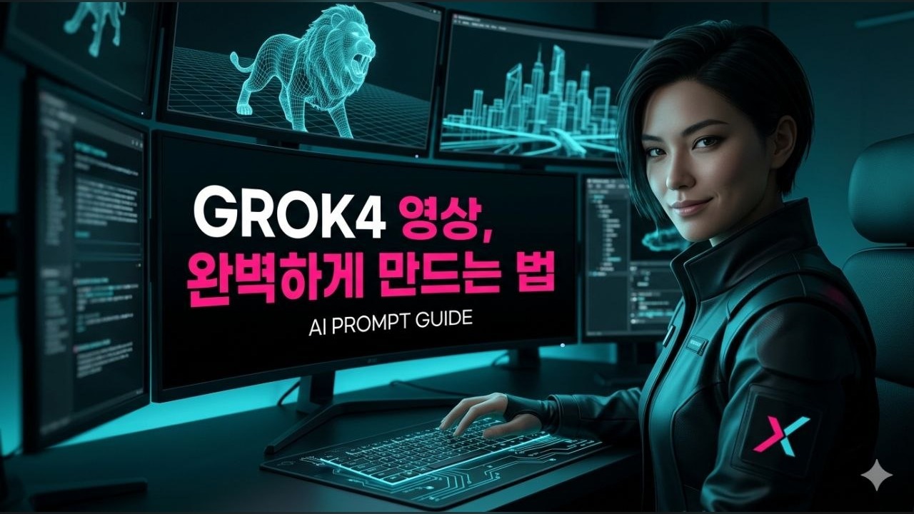 Grok4 영상을 잘 만드는 방법: AI 프롬프트 엔지니어링 완벽 가이드