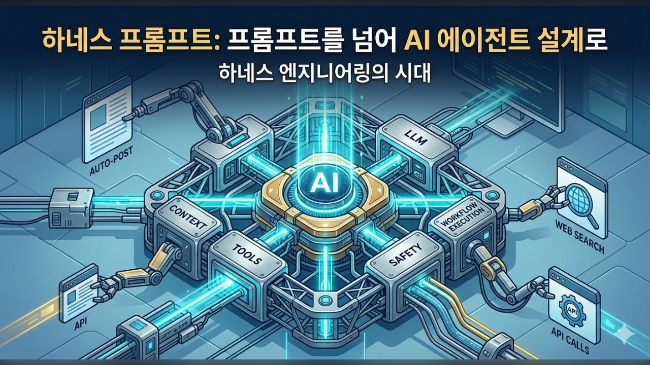 하네스 프롬프트란 무엇인가? AI 에이전트 시대의 설계 방식 정리