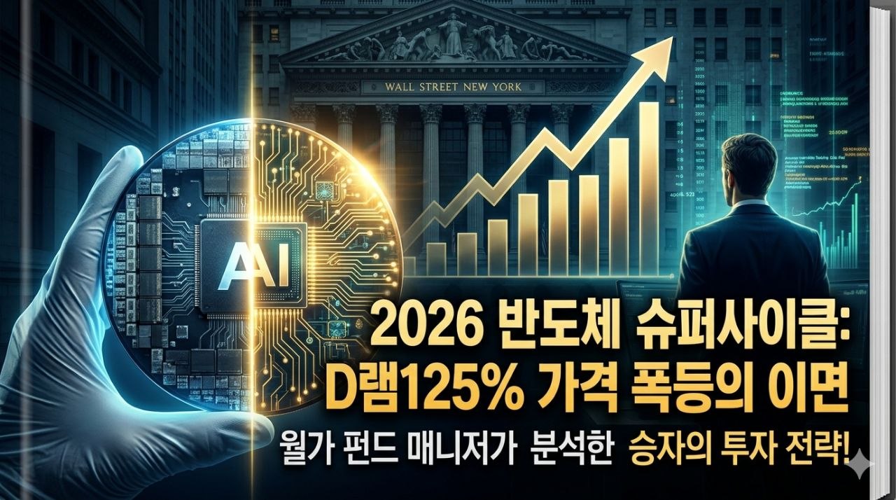 2026 반도체 슈퍼사이클: D램 125% 가격 폭등의 이면