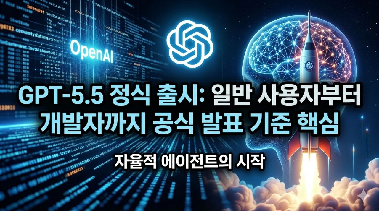 GPT-5.5 정식 출시: 일반 사용자부터 개발자까지 공식 발표 기준 핵심