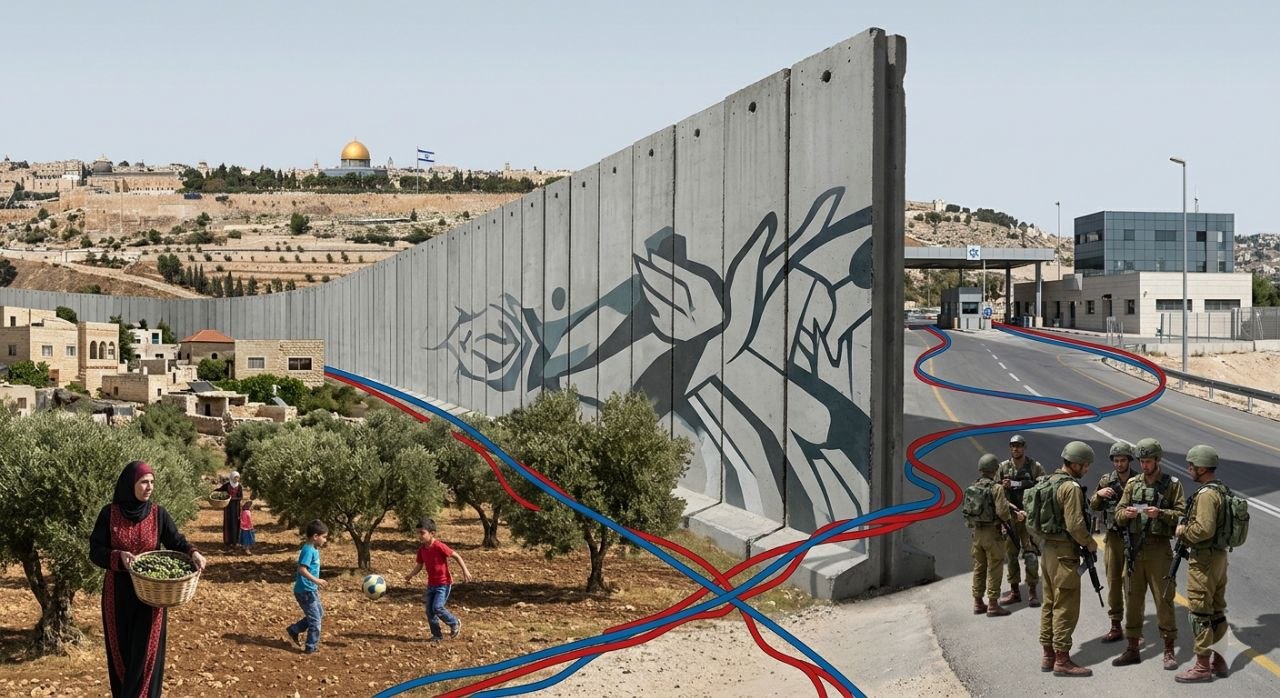 예루살렘과 점령지 문제, 정착촌과 국경 갈등을 상징하는 이미지