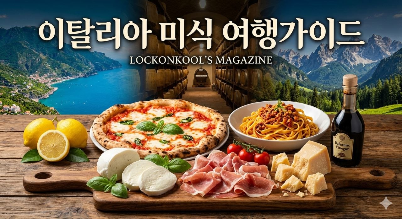 이탈리아 미식 여행가이드: 전통과 맛의 기록