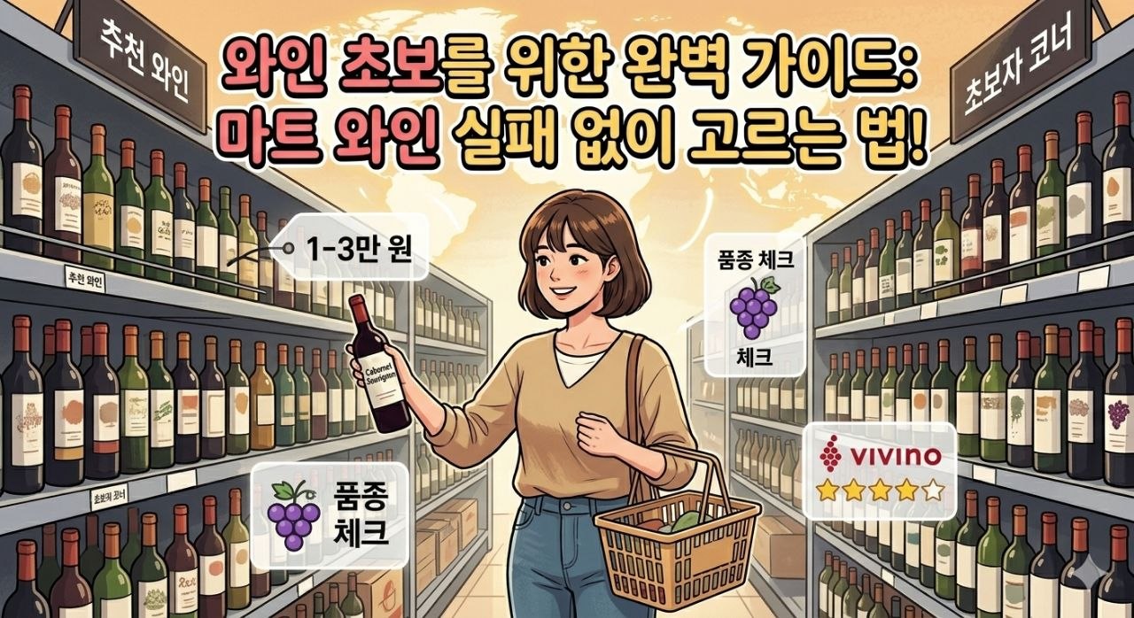마트 와인 추천부터 와인 고르는 법까지: 초보자를 위한 가성비 와인 구매 가이드