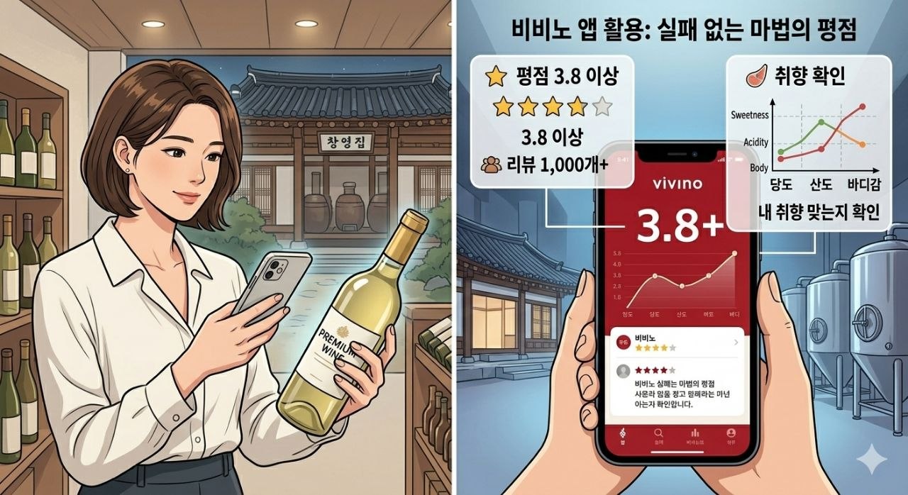 비비노 앱으로 와인 평점과 취향을 확인하는 실전 구매 팁 이미지