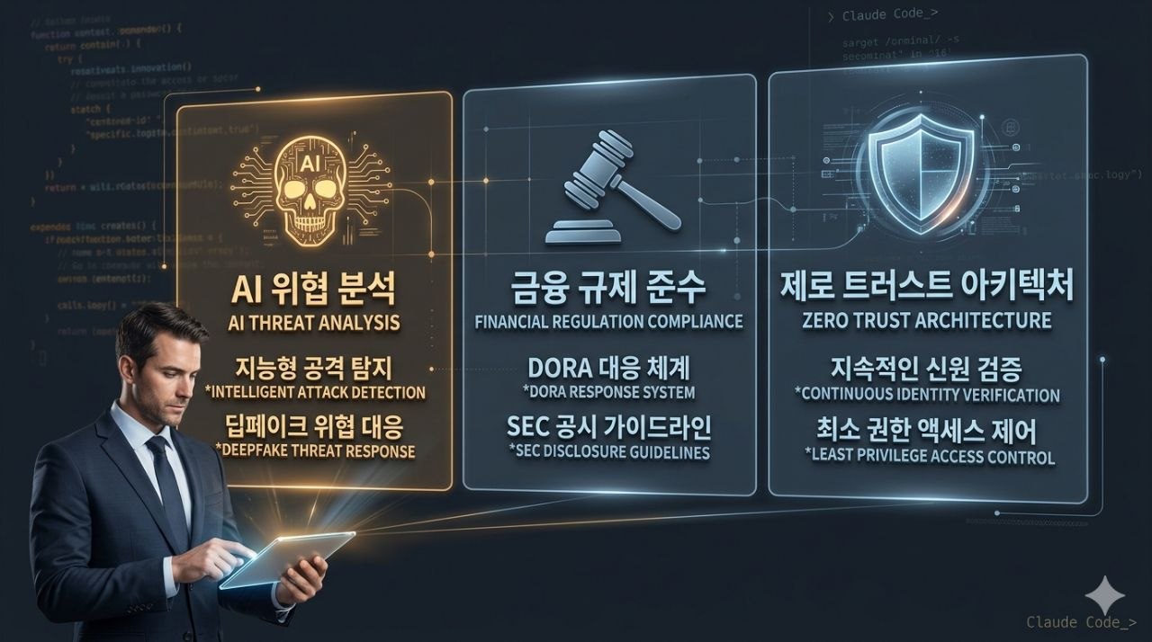 AI 위협 분석 금융 규제 준수 제로 트러스트 아키텍처 이미지