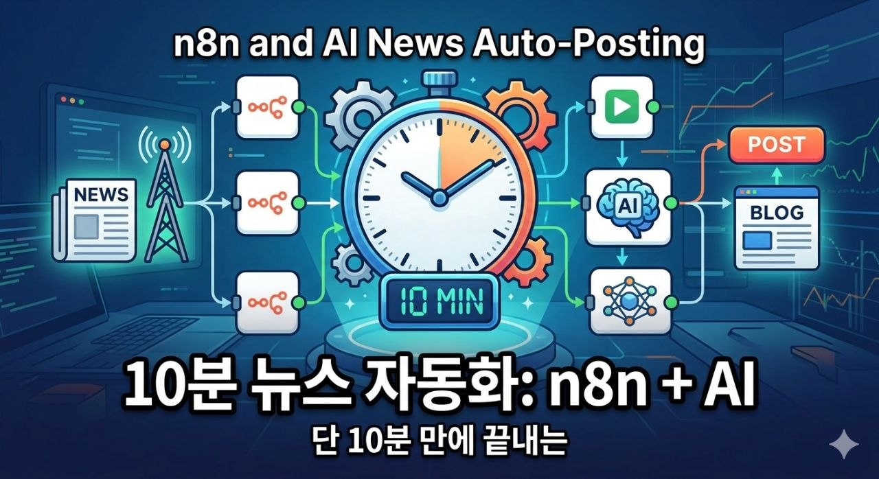 n8n과 AI를 활용한 뉴스 자동 포스팅 시스템 구축: 워드프레스와 네이버 블로그를 동시에 노리는 실전 전략