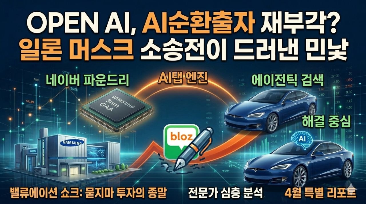 OPEN AI, AI 순환출자 재부각? 일론 머스크 소송전이 드러낸 밸류에이션의 민낯
