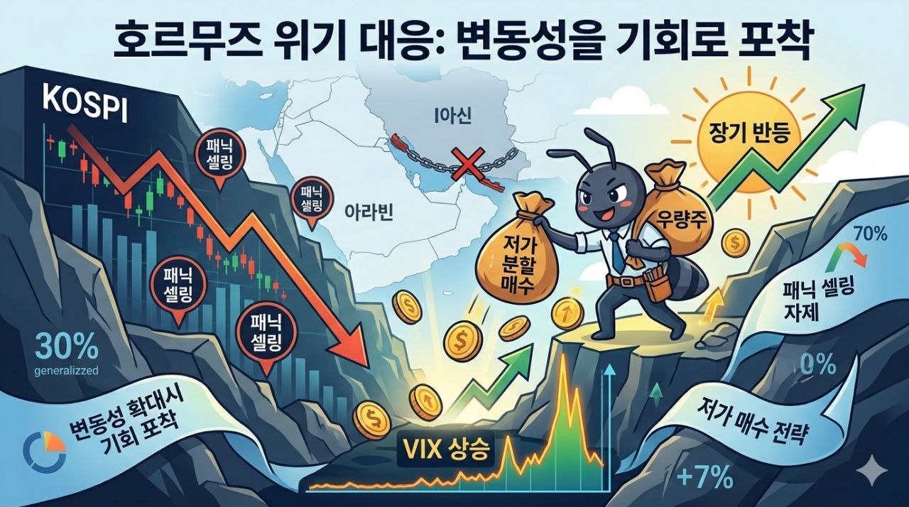 호르무즈 위기 대응 변동성을 기회로 포착하는 이미지