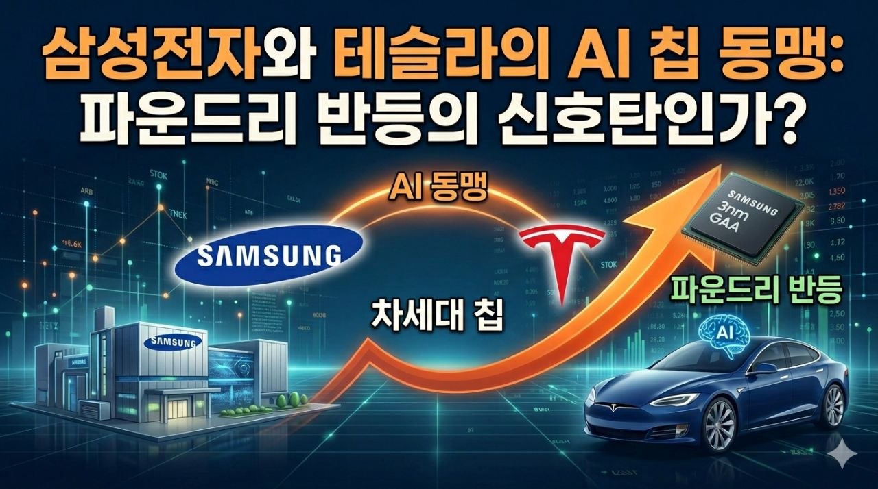 삼성전자와 테슬라의 AI 칩 동맹: 파운드리 반등의 신호탄인가?