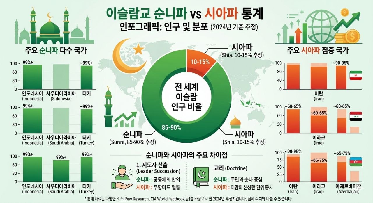 중동 전쟁의 진짜 구조: 순니파·시아파 갈등과 쿠르드족 생존 전략 총정리