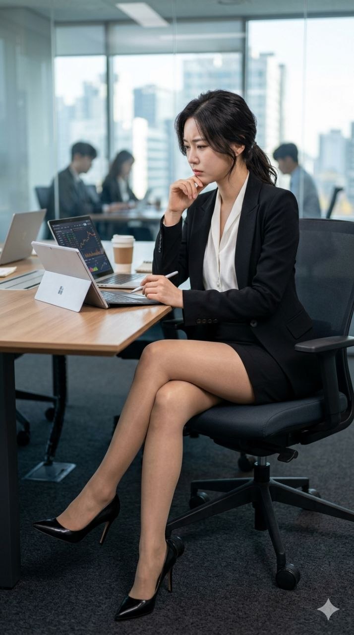 미국 경제지표를 보며 투자 판단을 하는 투자자 이미지