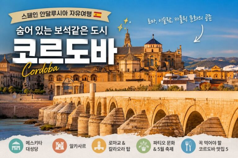 코르도바 로마교와 메스키타 전경을 담은 대표 썸네일 이미지
