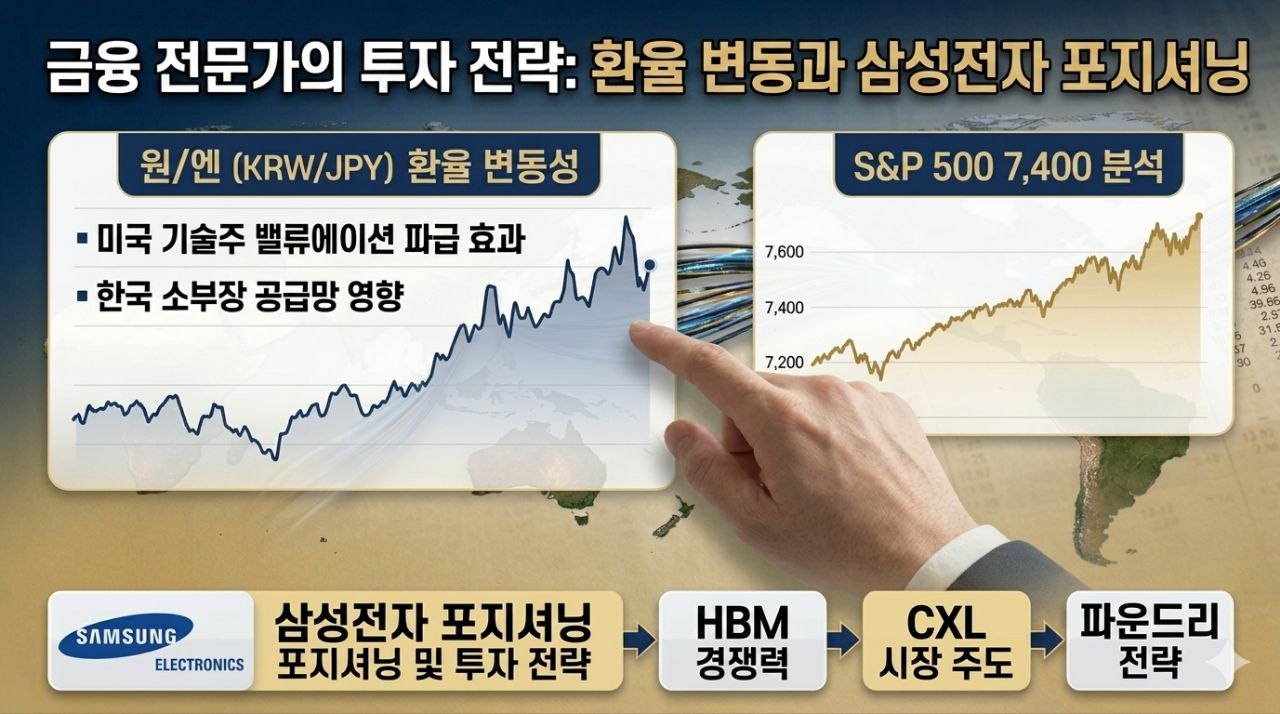 원엔 환율 변동성과 삼성전자 포지셔닝, HBM과 CXL 투자 전략을 연결한 분석 이미지