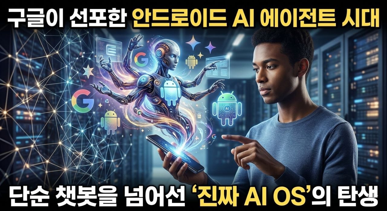 구글이 선포한 안드로이드 AI 에이전트 시대: 앱의 경계를 허무는 AI OS의 탄생