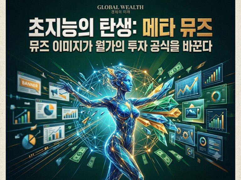 메타 뮤즈 이미지 출시가 월가의 투자 공식과 AI 생태계를 바꾸는 흐름을 상징하는 대표 이미지